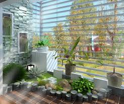 Tiểu cảnh sân vườn trong nhà