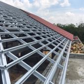 Hệ thép nhẹ tttruss kết cấu mái ngói hiện đại