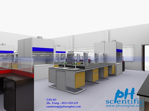 Thiết kế nội thất phòng thí nghiệm